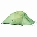 Палатка Naturehike Сloud up 2 210T NH17T001-T двухместная с ковриком, зеленая, 6927595730577 - фото