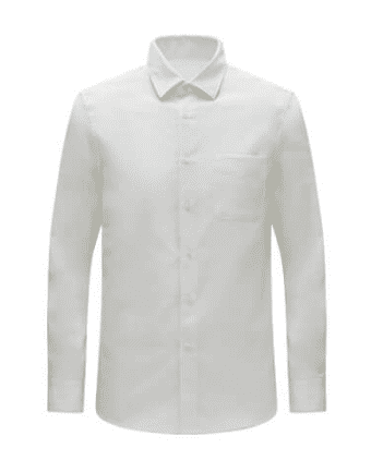 Рубашка с длинным рукавом SunshineJob Mens Cotton And Linen Casual Shirt (White/Белый) 