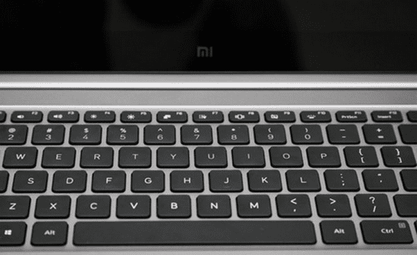 Клавиатура на ноутбуке Xiaomi Mi Notebook Pro GTX